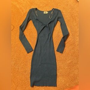 Princess Polly Teal Long-Sleeve Dress